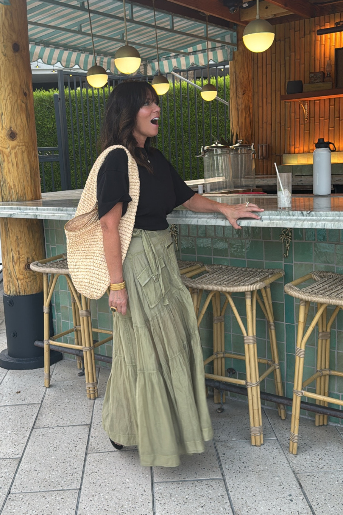 Top from Aritzia, target bag, and skirt is an older “overalls” dress that I pulled down as a skirt  
I linked similar that  would give you the same look😉

#LTKTravel #LTKMothersDay #LTKxMadewell