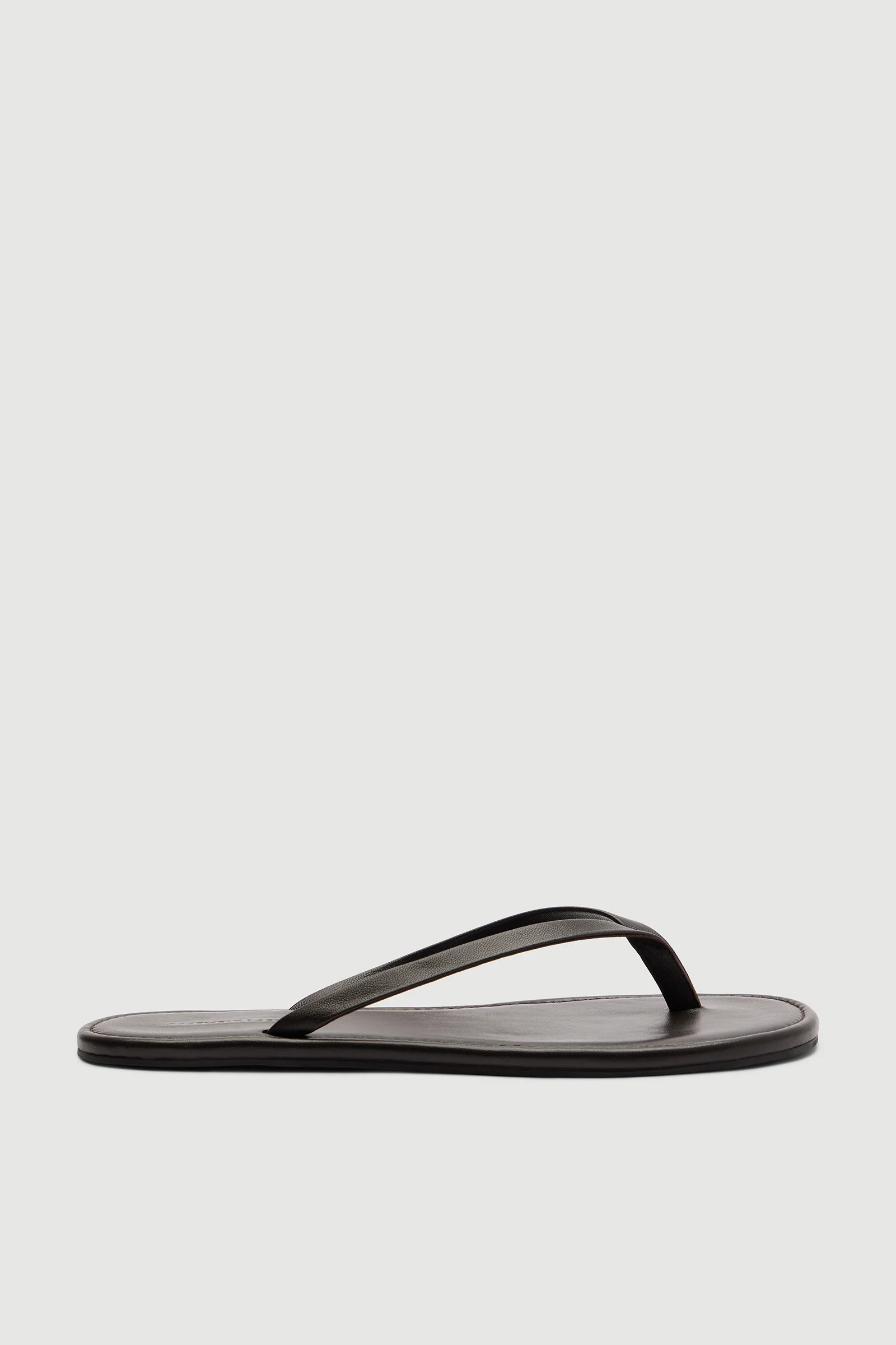 Alina Leather Thong - 37 / Ganache | Assembly Label