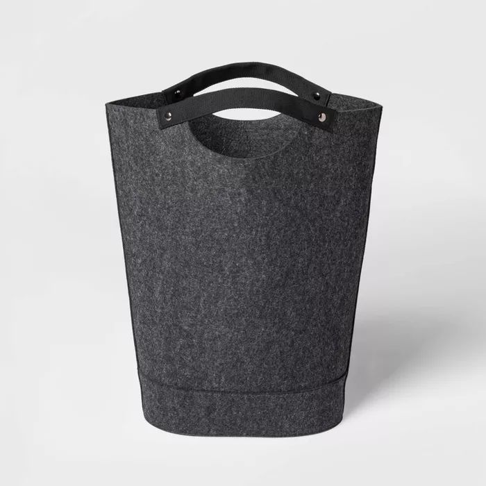 Felt Hamper Black - Threshold™ | Target