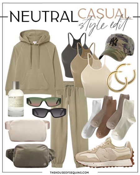 Shop this casual Spring Outfit! Amazon matching set, oversized hoodie & joggers, neutral New Balance 327 sneakers, Lululemon belt bag and more! 

Follow my shop @thehouseofsequins on the @shop.LTK app to shop this post and get my exclusive app-only content!

#liketkit 
@shop.ltk
https://liketk.it/43VLy

#LTKstyletip #LTKsalealert #LTKSale