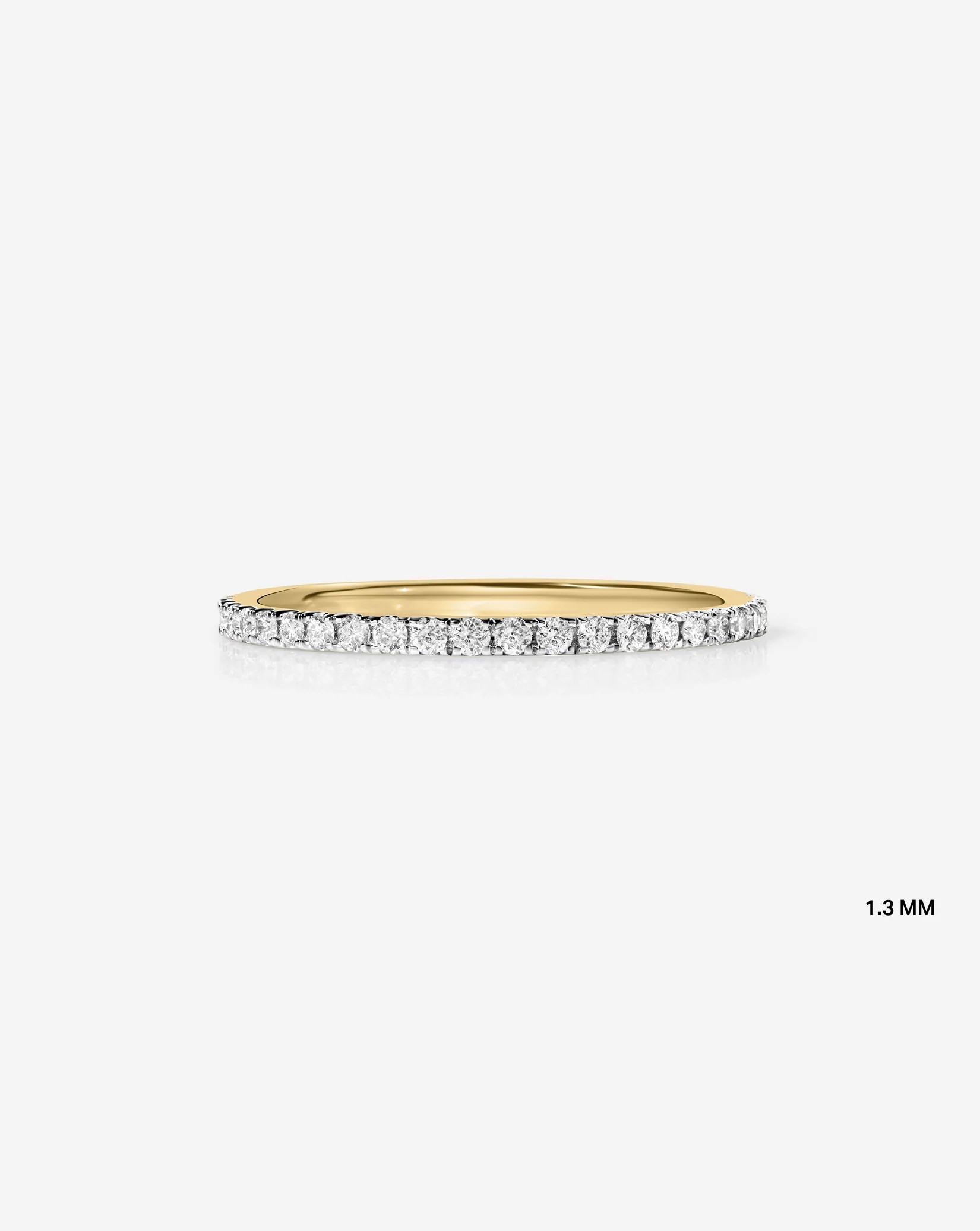 1.3 mm Perfect Pavé Diamond Ring | Ring Concierge