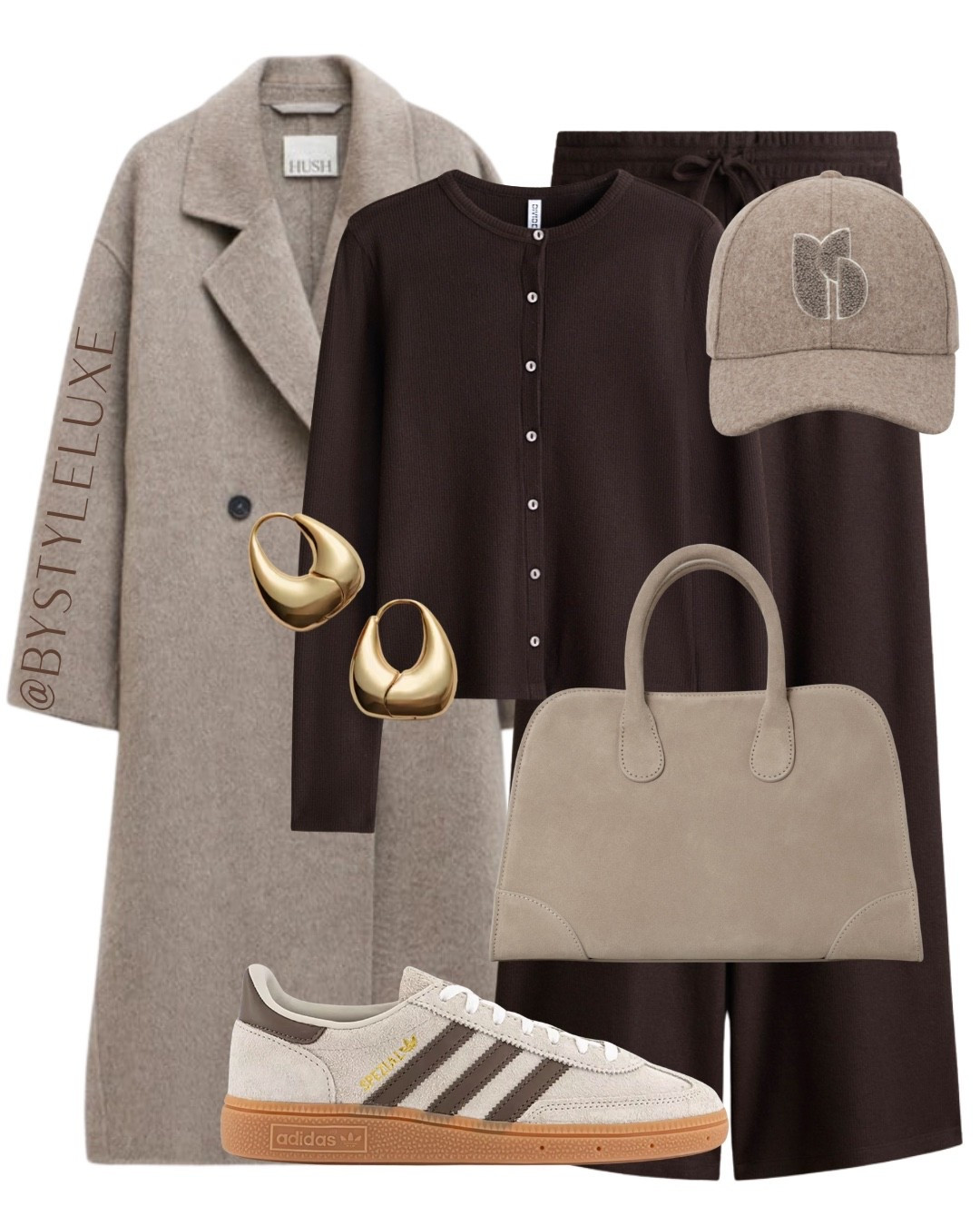 New in brown waffle lounge set, perfect for at home or everyday. Styled here with Adidas Spezials 

#trainers #autumnoutfit #coord 

#LTKautumn #LTKshoes #LTKwinter