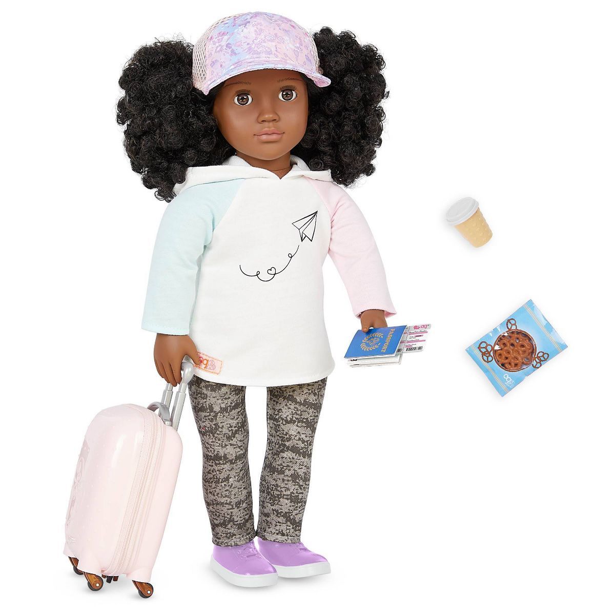Our Generation Tyanna with Rolling Luggage & Accessories 18" Travel Doll | Target