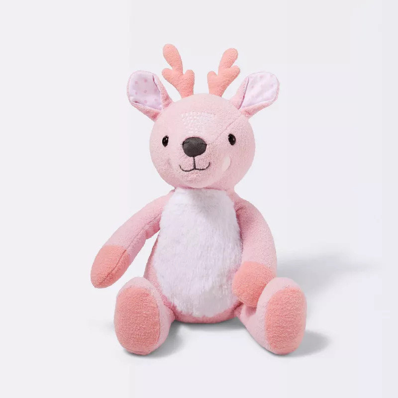 Plush Deer Stuffed Animal - Cloud Island™ Pink | Target
