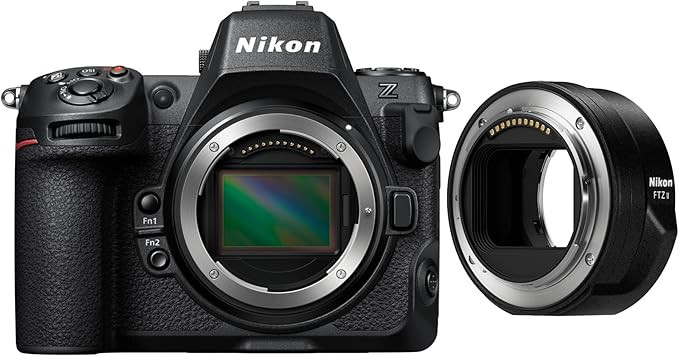 Nikon Z8 Mirrorless Camera Body with Nikon FTZ II Mount Adapter (2 Items) | Amazon (US)