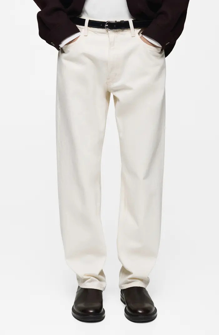 MANGO Straight Leg Jeans | Nordstrom | Nordstrom