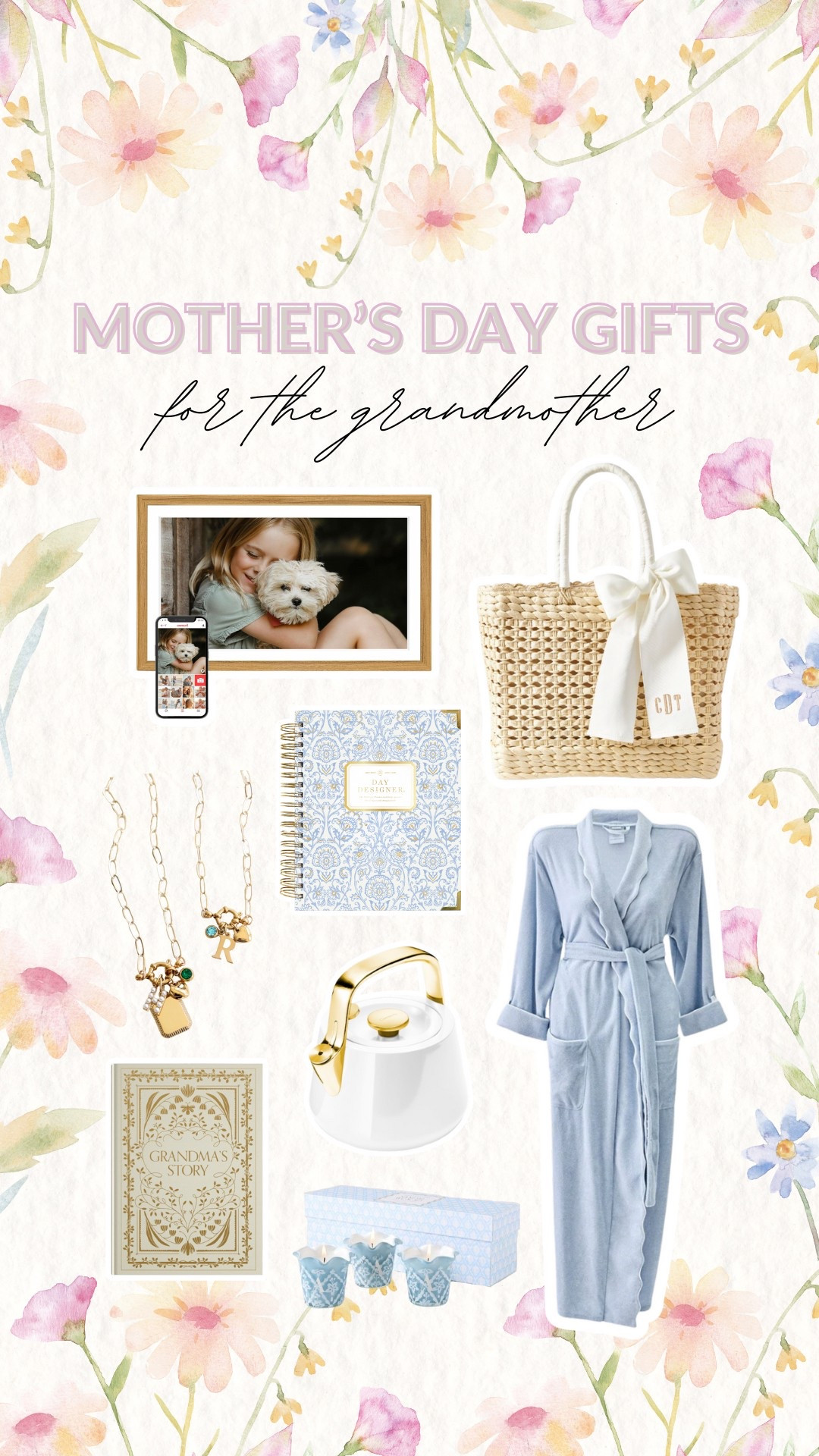 Looking for the perfect Mother’s Day gift for Grandma? 🤍 I’ve rounded up the most charming and heartfelt finds—from personalized touches to cozy comforts she’ll use every day. Whether she’s a tea lover, a keepsake collector, or just deserves to be spoiled, these picks are sure to make her feel special 

#MothersDayGifts #GrandmaGiftGuide #LTKGiftGuide #GiftsForGrandma #ThoughtfulGifts #LTKSpring #MothersDay2025

#LTKGiftGuide #LTKFindsUnder50 #LTKFindsUnder100