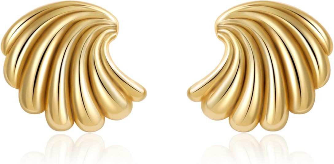 Trendy Gold Knot Earrings for Women Chunky Statement Drop Dangle Earrings Lightweight Hypoallerge... | Amazon (US)