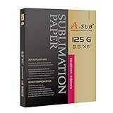 A-SUB Sublimation Paper 8.5x11 Inch 110 Sheets ONLY Compatible with Sublimation Printer and Sublimation Ink 125g | Amazon (US)