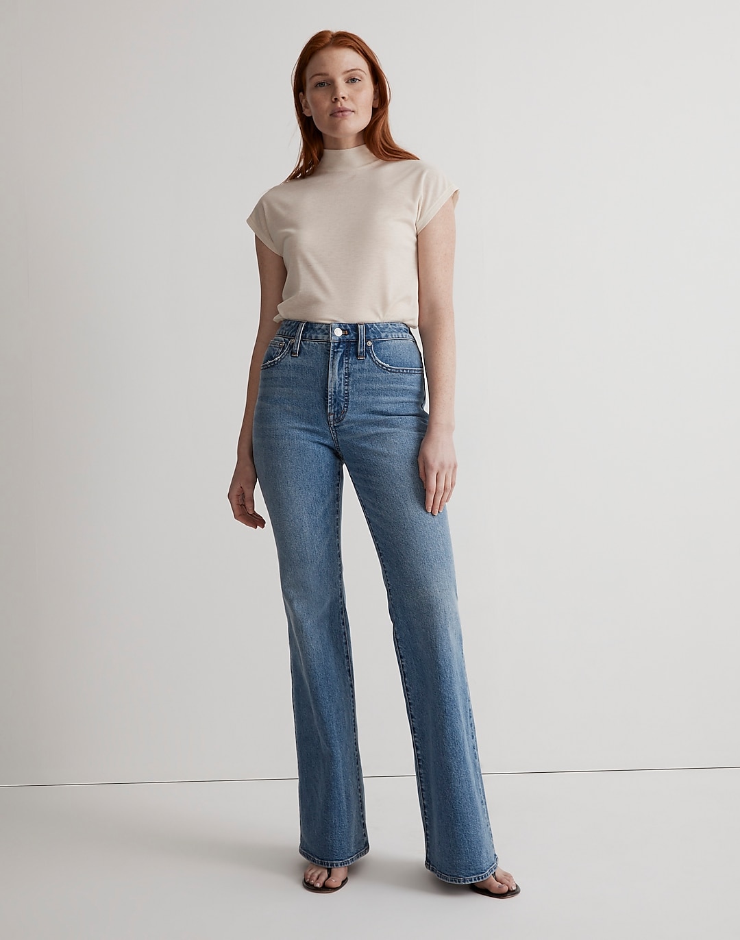 The Curvy Perfect Vintage Flare Jean in Tarlow Wash | Madewell