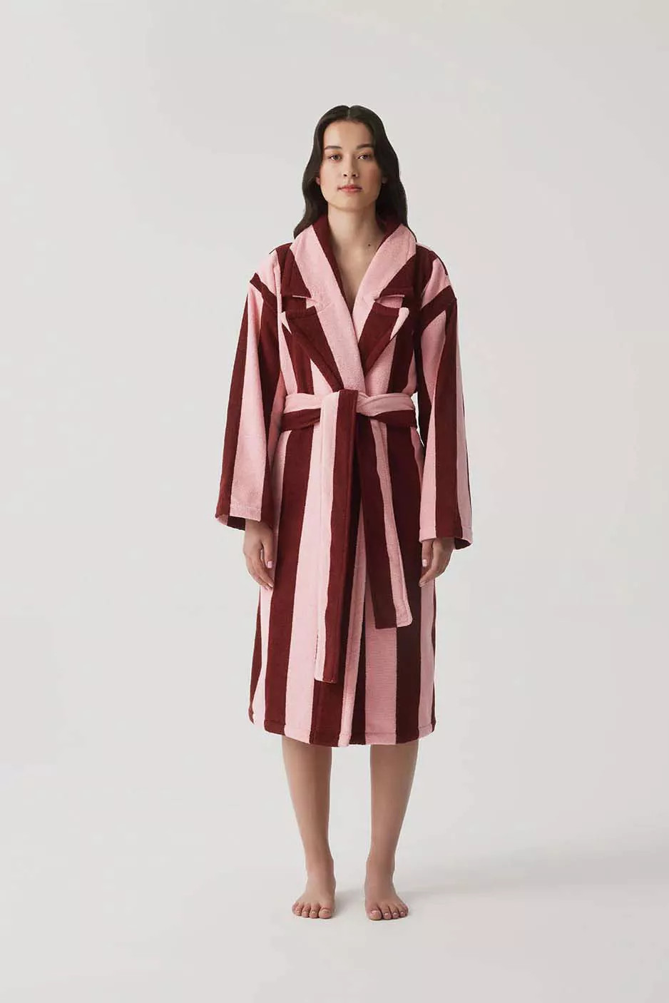 Hommey Striped Cotton Robe | Urban Outfitters (US and RoW)