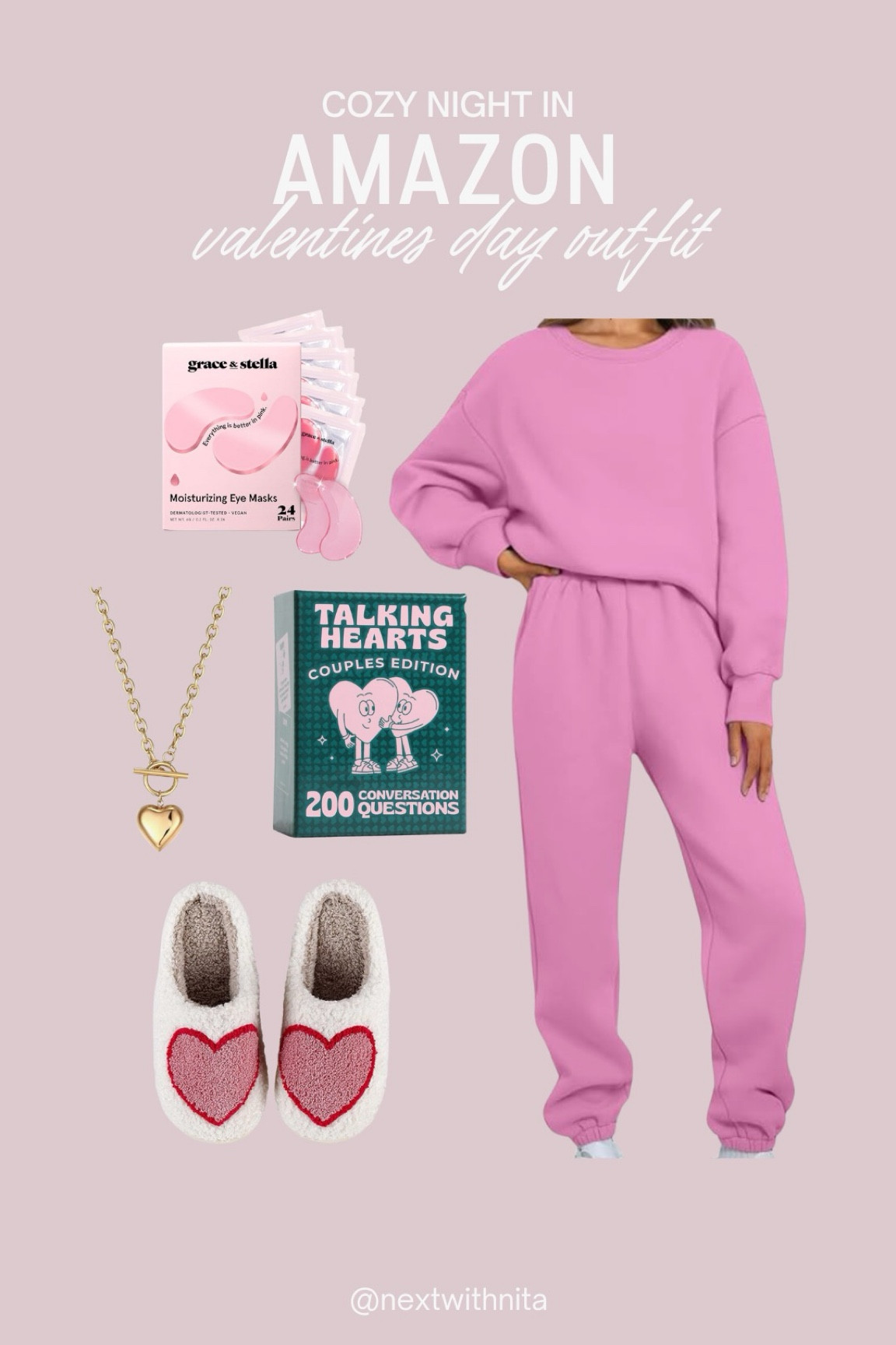 Cozy night in outfit ideas for Valentine’s Day!💘💘

#LTKStyleTip #LTKParties #LTKHome
