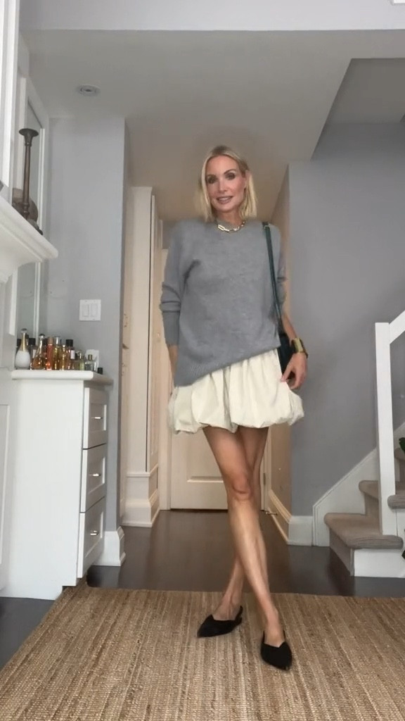 Summer to Fall — 5/30 cashmere is just too slippery 😝 

#LTKSeasonal #LTKOver40 #LTKVideo