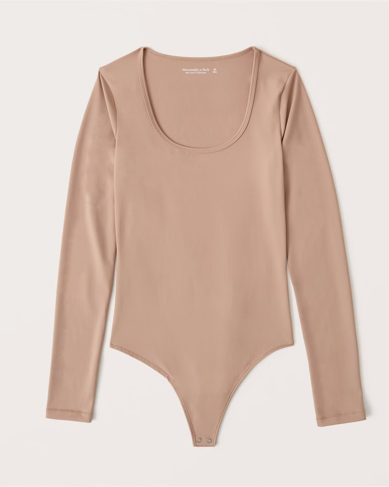 Long-Sleeve Seamless Bodysuit | Abercrombie & Fitch (US)