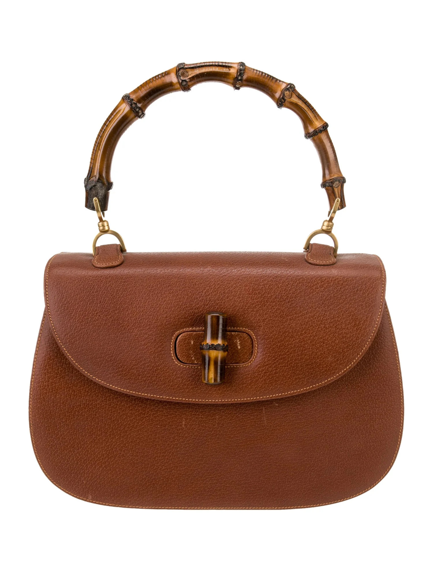 Bamboo Top Handle Bag | The RealReal