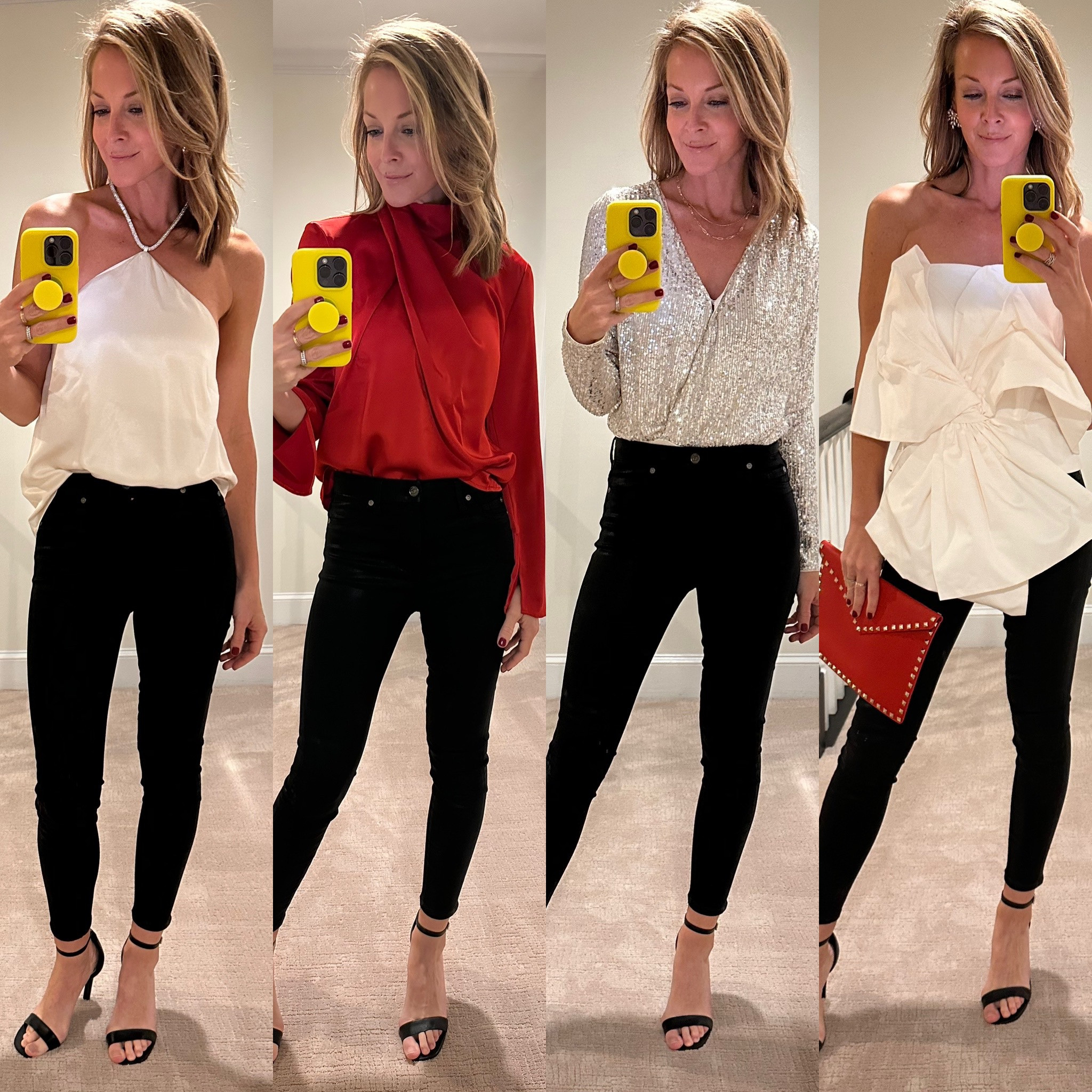 Wearing a SM in all tops !