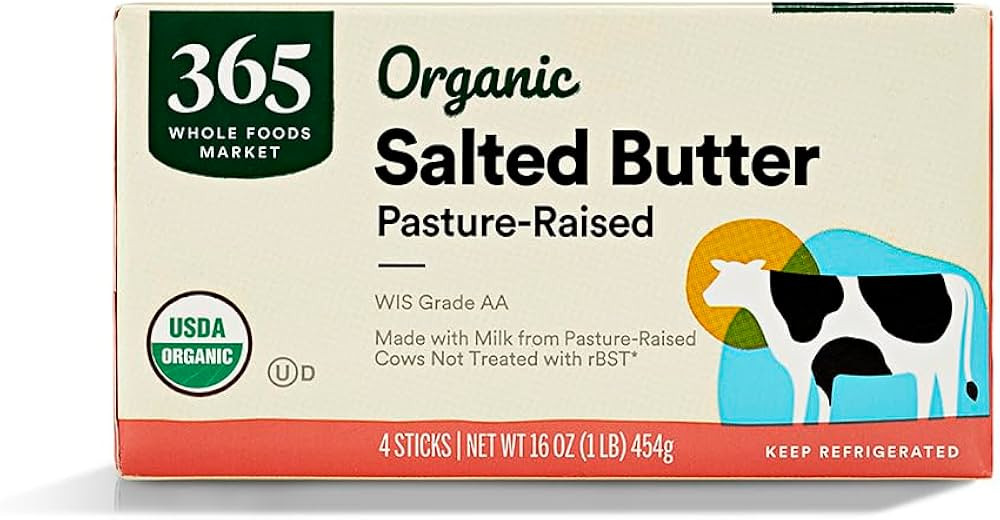 365 by Whole Foods Market, Butter Salted Organic, 16 Ounce | Amazon (US)