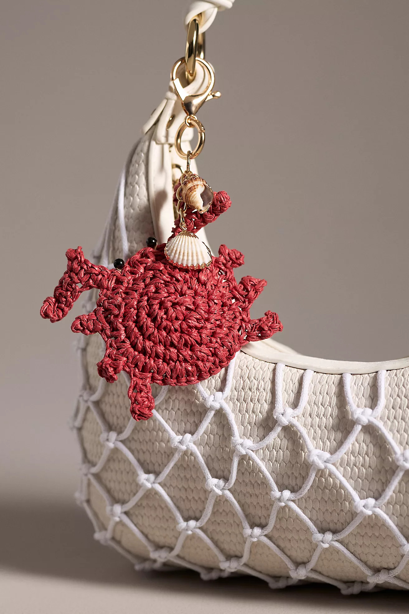 Under the Sea Raffia Bag Charm | Anthropologie (US)