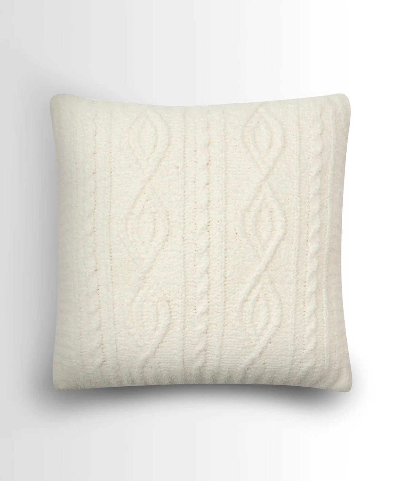 Splendid - Cable Knit Plush Pillow - Sugar | Splendid