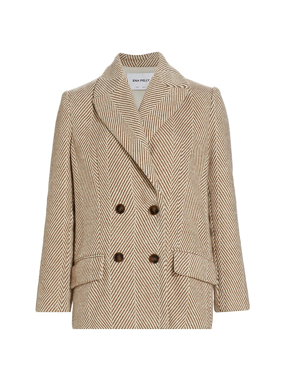 Lara Double-Breasted Striped Jacket | Saks Fifth Avenue