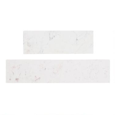 White Marble Mix & Match Wall Shelf | World Market