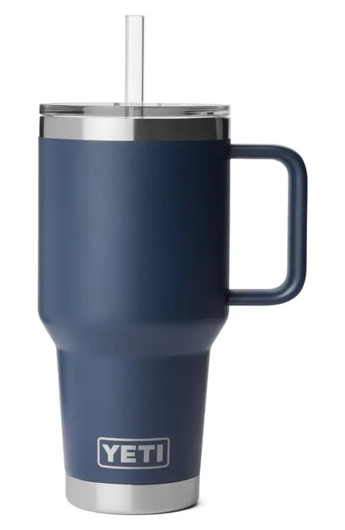 YETI Rambler 35-Ounce Straw Mug in Navy at Nordstrom, Size 35 Oz | Nordstrom