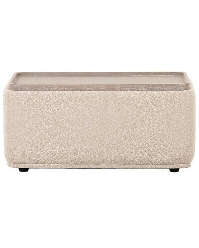 Sylvie Boucle Ottoman Table | Gilt & Gilt City