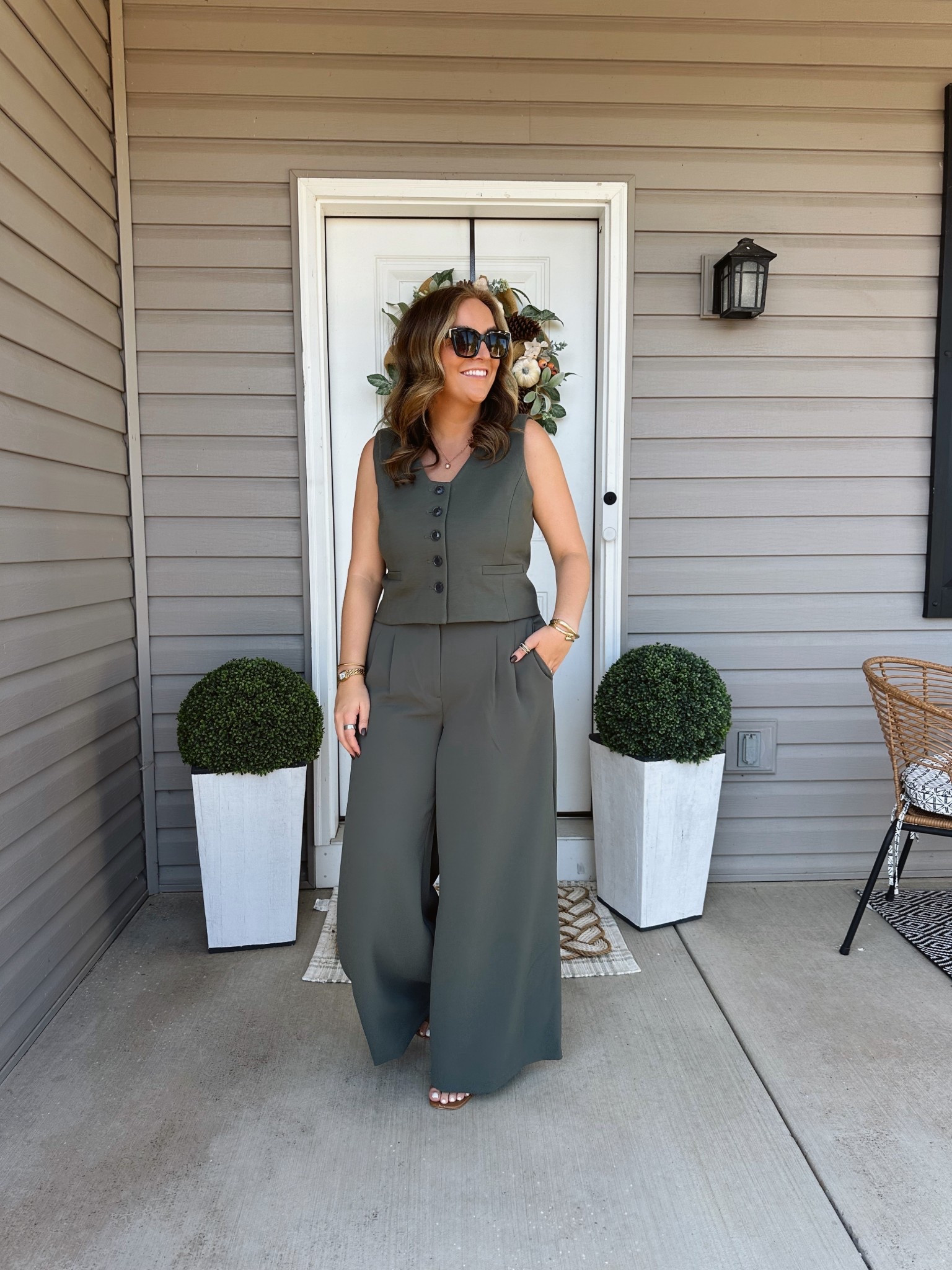 stepping into september in the LOFT versa collection 🌿 this set is chic, comfy, and perfect for work days that roll right into happy hour. versatile pieces like this make getting dressed effortless

#LTKStyleTip #LTKWorkwear #LTKSaleAlert