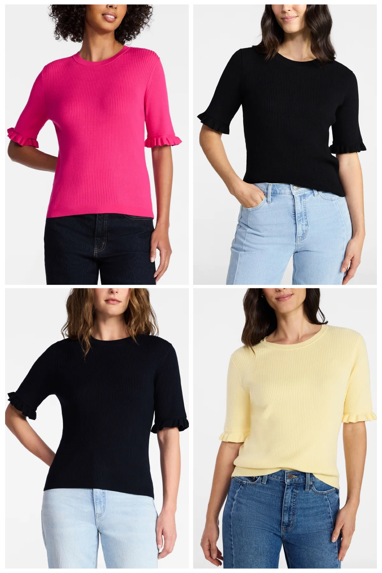 Walmart new arrival, short sleeve sweater 

#LTKfindsunder50