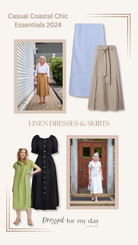 Casual coastal essentials: linen dresses & skirts ✨

#LTKMidsize #LTKOver40 #LTKStyleTip