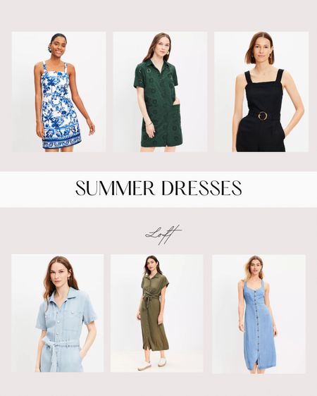 LOFT Summer dress finds 🌸 // Black belted romper, chambray romper, green eyelet dress, jean dress 

#LTKFindsUnder100 #LTKSeasonal #LTKStyleTip