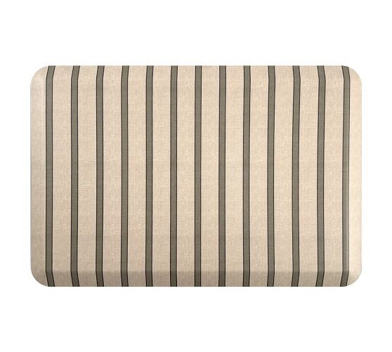 Matterly Happy Feet Ticking Striped Anti-Fatigue Mat | Pottery Barn (US)