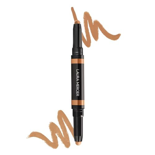 Laura Mercier Secret Camouflage Brighten and Correct Duo, 2-in-1 Face and Under Eye Concealer Stick, Blurs Imperfections and Reduces Appearance of Undereye Dark Circles, Full Coverage, 5W | Amazon (US)