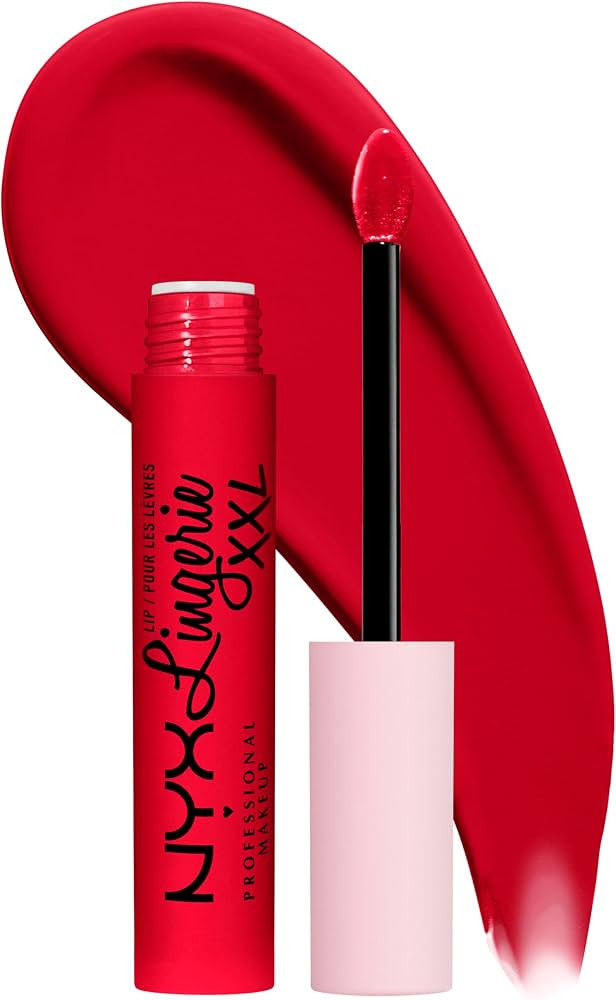 NYX PROFESSIONAL MAKEUP Lip Lingerie XXL Matte Liquid Lipstick - Untamable (Brick Red) | Amazon (US)