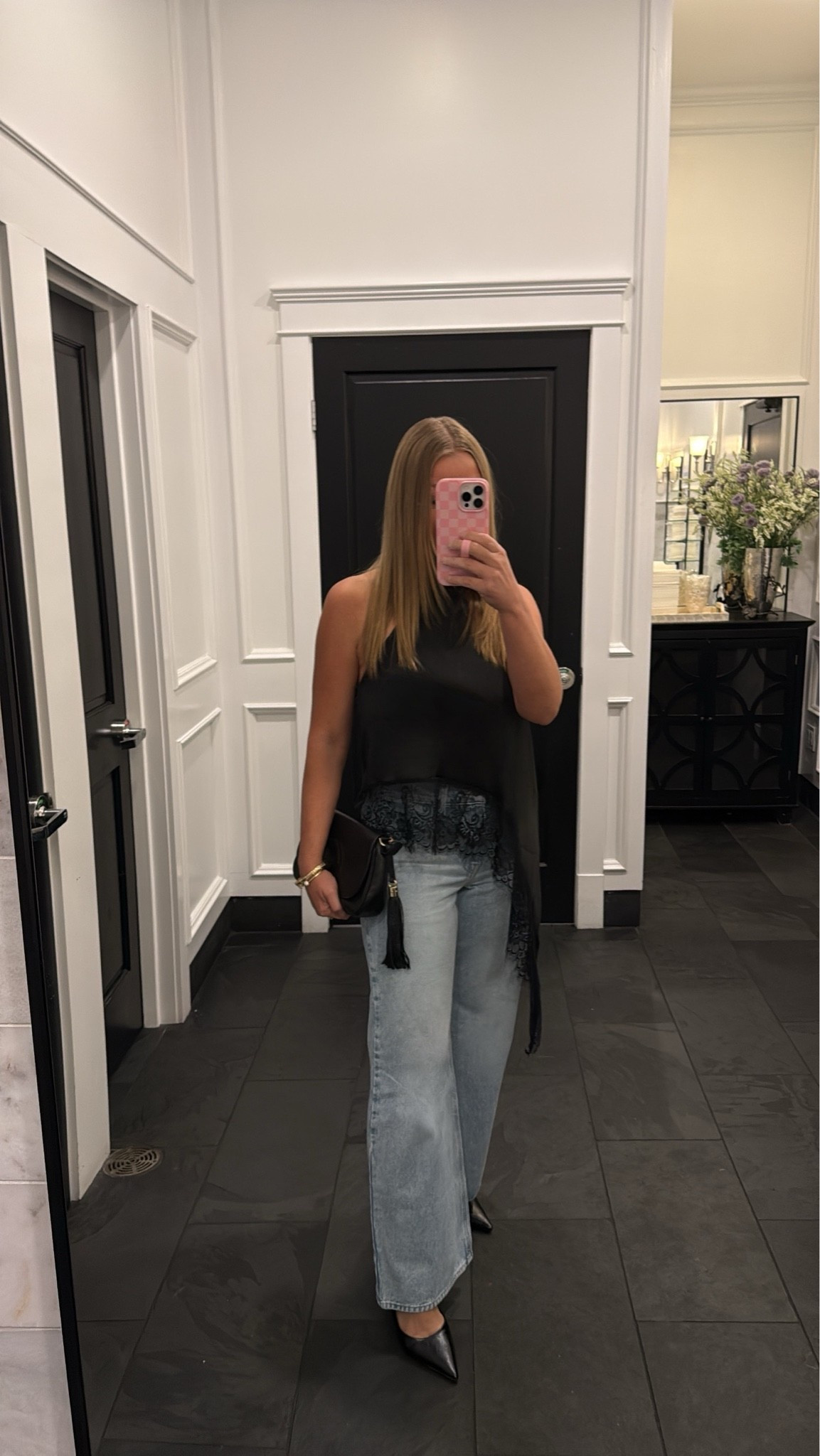 It’s spring, but the temps here are still cool. The perfect date night fit is jeans and a sexy top. Try this asymmetrical tank from Amazon that looks designer for a fraction of the cost. I paired with wide leg Levi jeans and Steve Madden heels.

#LTKootd #LTKdayinmylife #LTKSeasonal