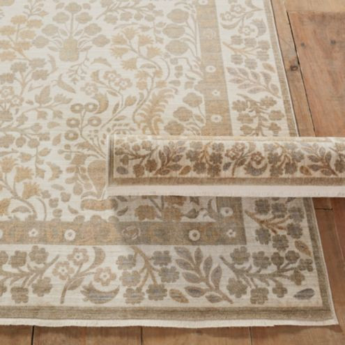 Rifle Paper Co. Lotte Patterned Area Rug 100% Polyester | Ballard Designs, Inc.