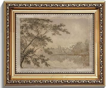 Vintage Landscape Wall Art Framed,Small Antique Sketch Gold Framed Wall Art | Amazon (CA)
