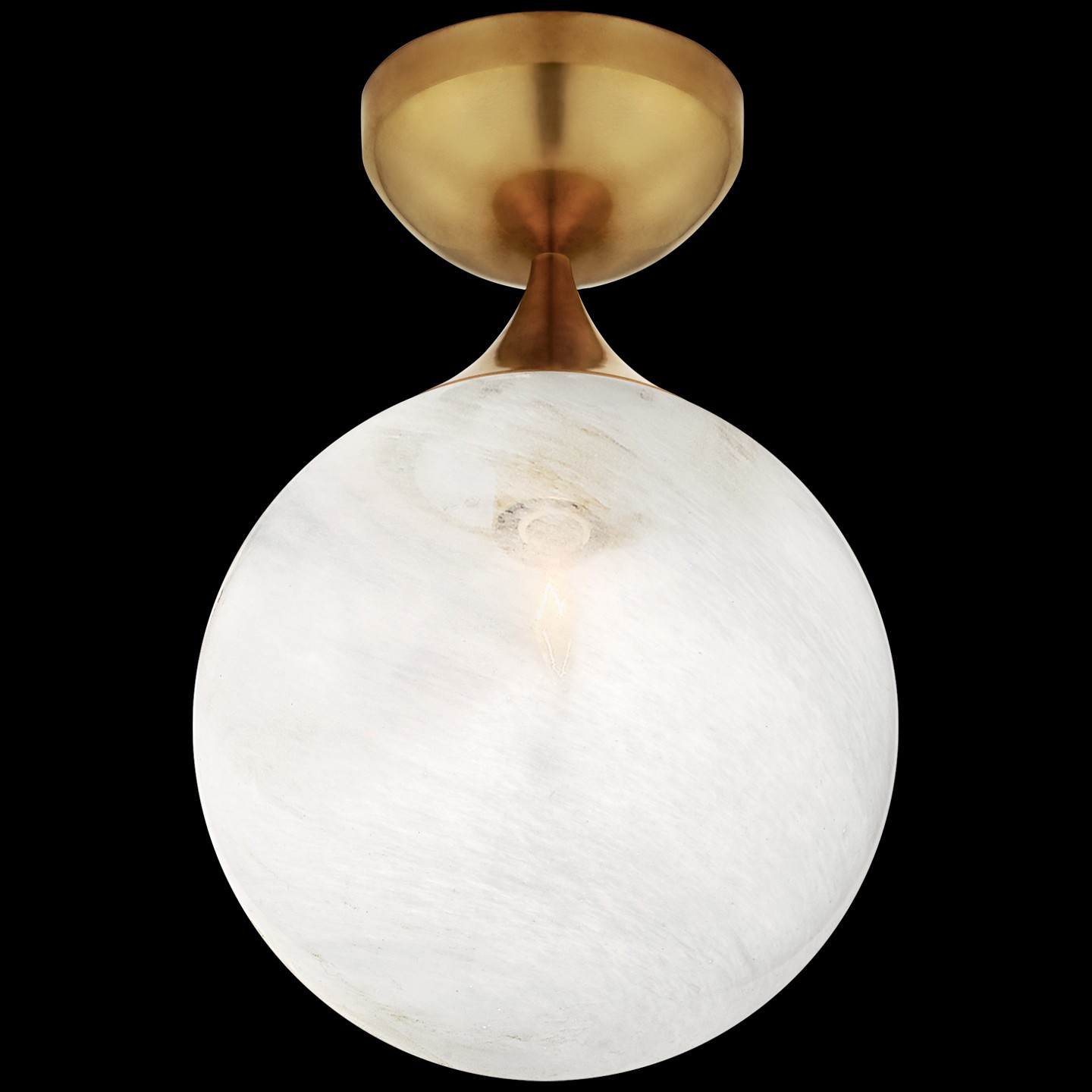 Cristol Small Single Flush Mount – BURKE DECOR | Burke Decor