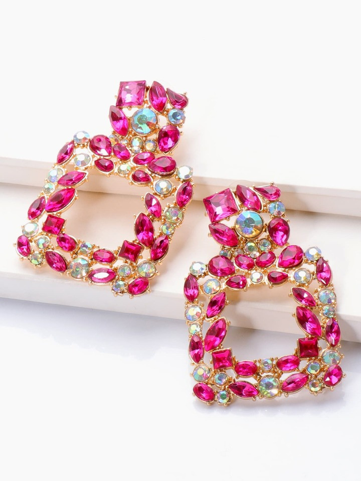 juran 1 Pair Geometric Minimalist Earrings, Fashionable Casual Everyday Wear | SHEIN