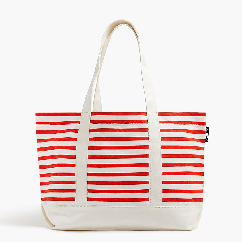 Structured canvas tote bag | J.Crew Factory