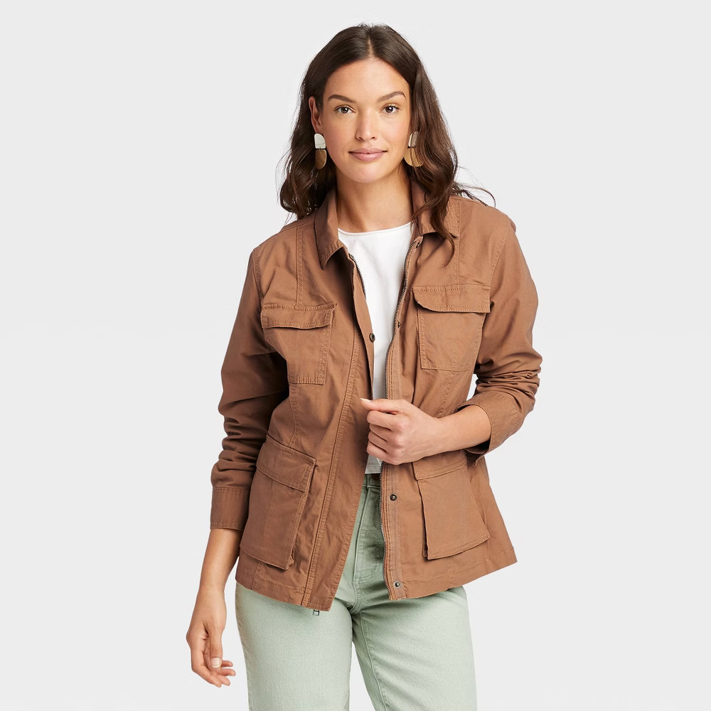 Women's Anorak Jacket - Universal Thread Brown XS | Target