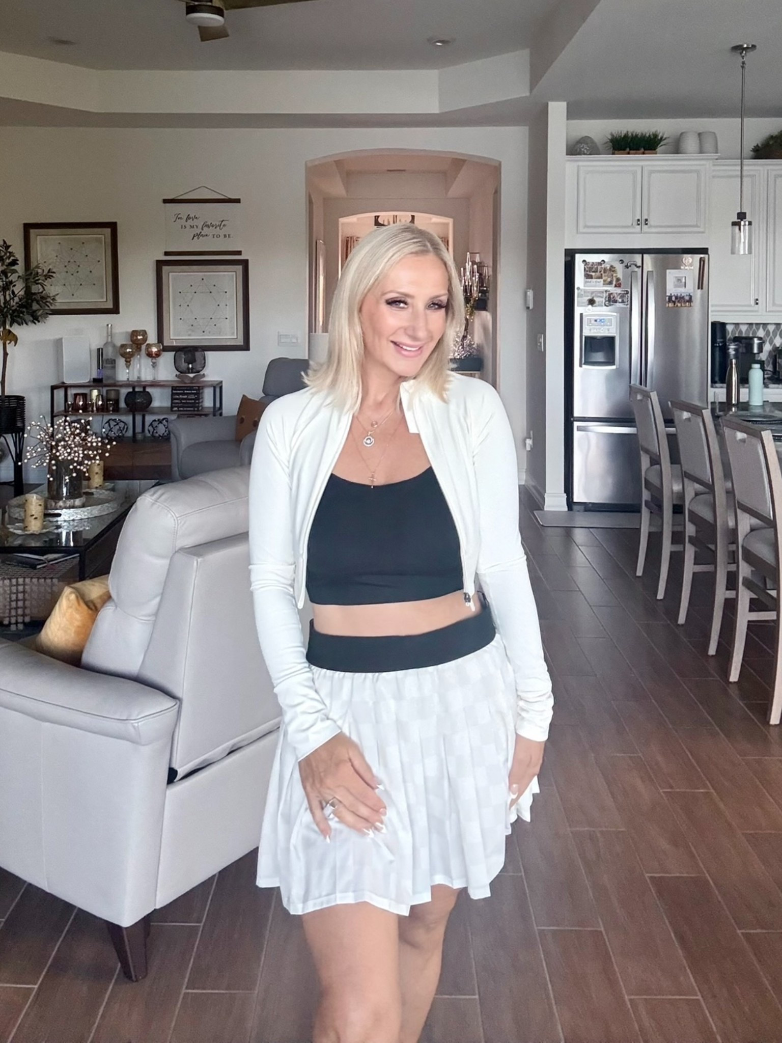 A casual day for errands in summertime! Love this skirt- it gives golf vibes and comes in many colors!

#LTKootd #LTKmorningroutine #LTKOver40