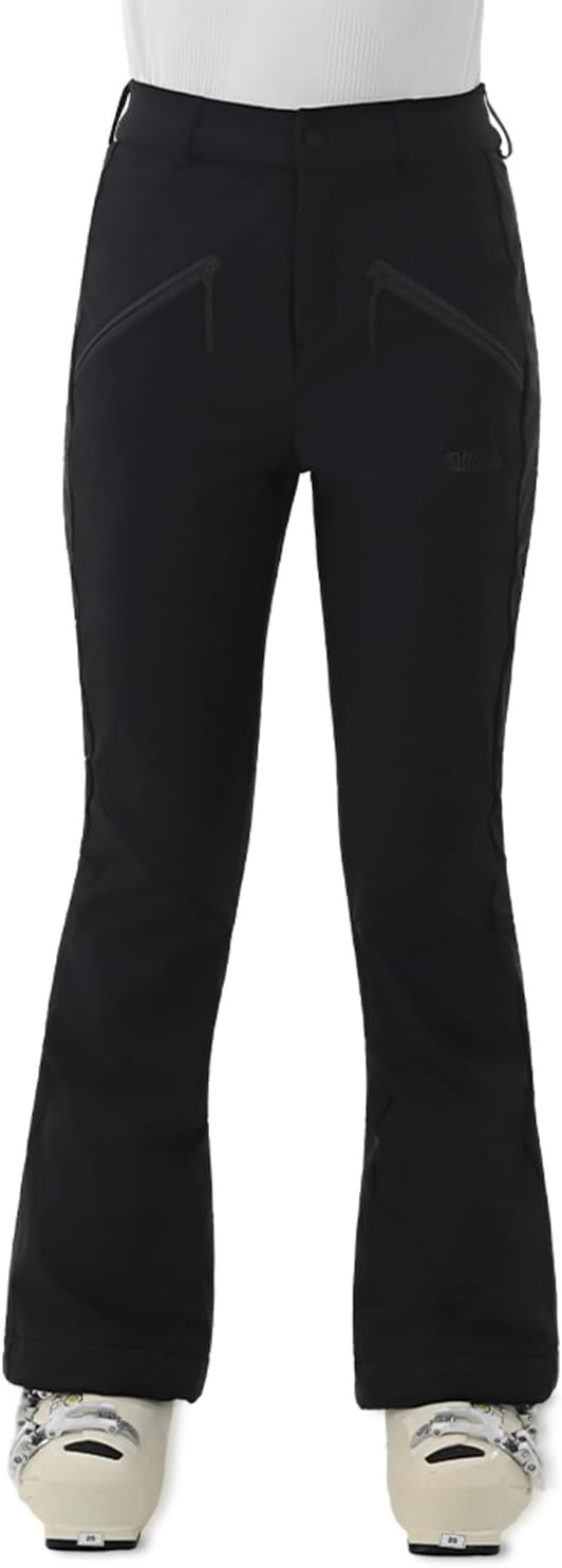 Womens Ski Pants Slim Fit Snow Fleece Lined Snowboard Soft Shell Fitted Insulated Waterproof Wind... | Amazon (US)