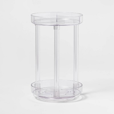 Spinning Turntable Makeup Vanity Organizer Clear - Brightroom™ | Target