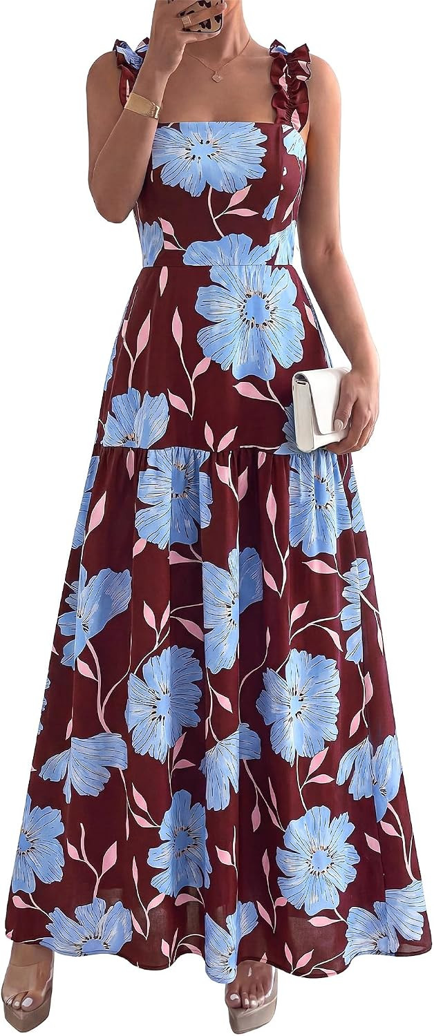 BTFBM Dresses for Women Summer 2026 Formal Long Wedding Guest Dress | Amazon (US)