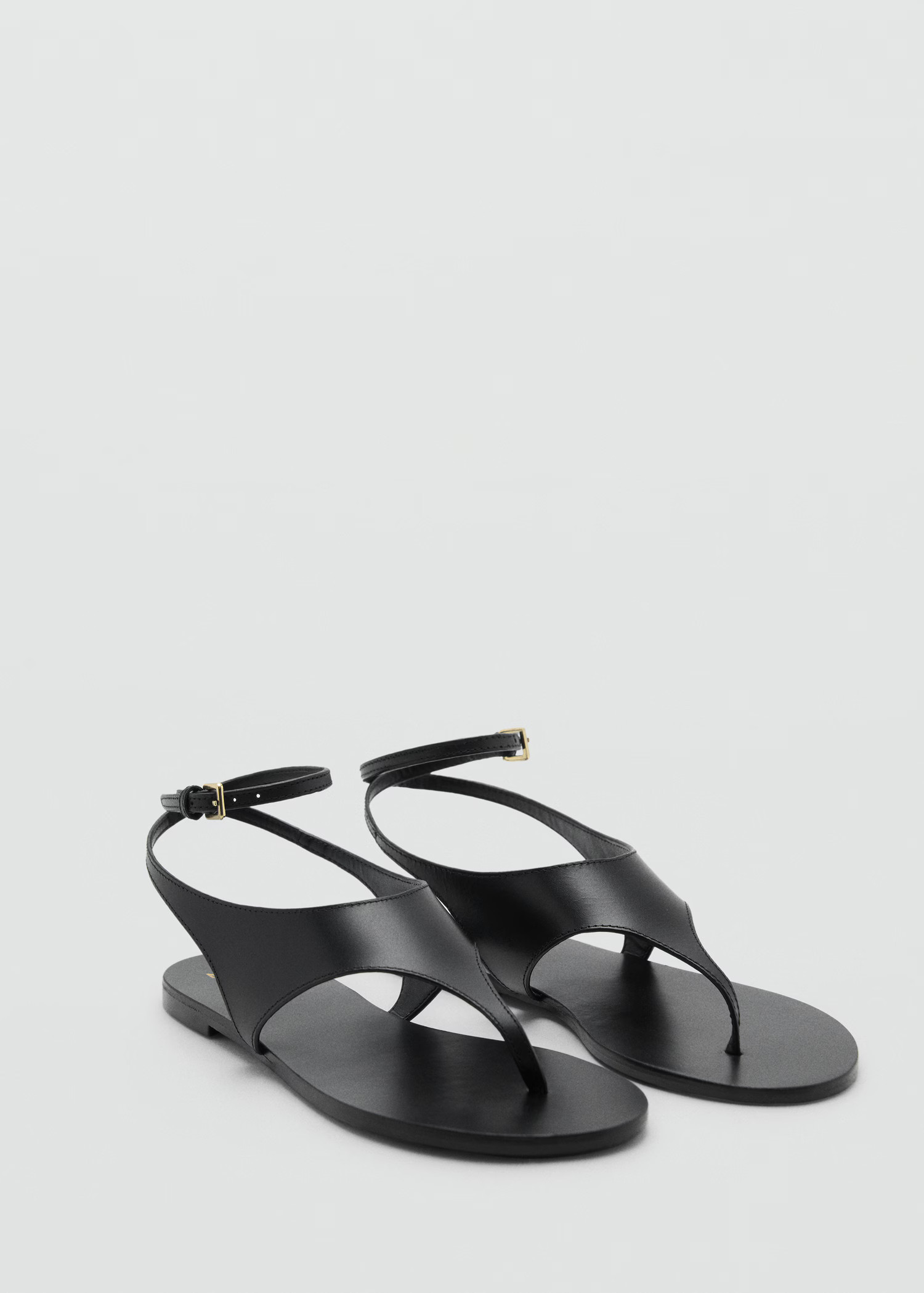 Leather straps sandals - Women | MANGO USA | Mango (US/MX/AU)