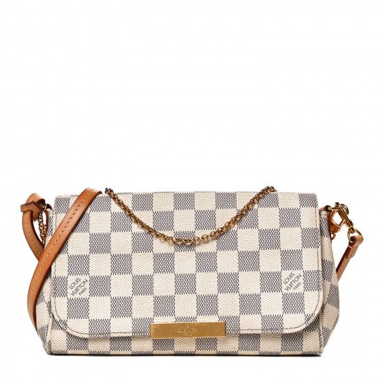 LOUIS VUITTON Damier Azur Favorite PM | FASHIONPHILE | Fashionphile