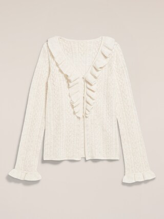 Old Navy x Anna Sui Ruffle Cardigan Sweater | Old Navy (US)