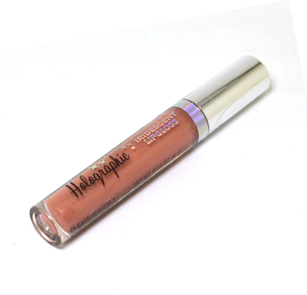 L.A. Colors Pick 1 Color Holographic Iridescent Lipgloss Lip Oil Lip Gloss Balm + Free Zipper Bag... | Amazon (US)