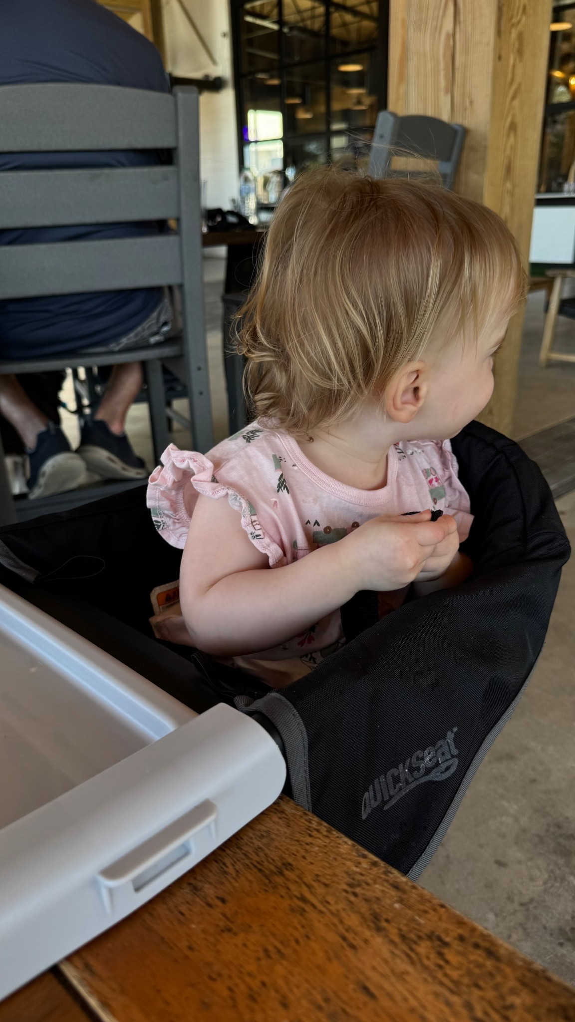 Clip on high chair! Perfect for toddler. We always keep it in the car!

#LTKTravel #LTKfoodie #LTKBaby